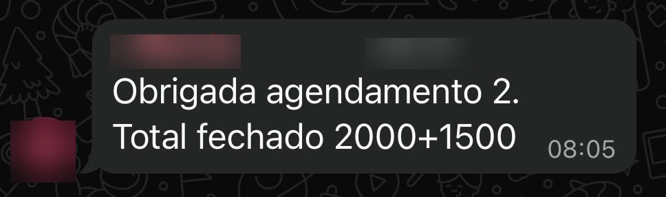 Agendamentos fechados
