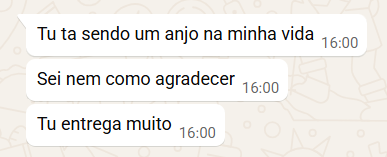 Mensagem de cliente